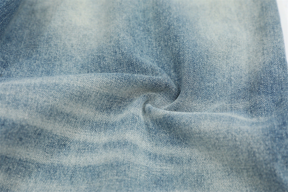 Washed Gradient Tie-dye Denim Jean