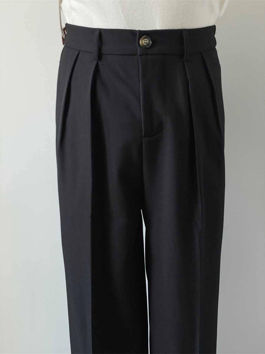 Spring And Autumn Japanese Draping Suit Pants