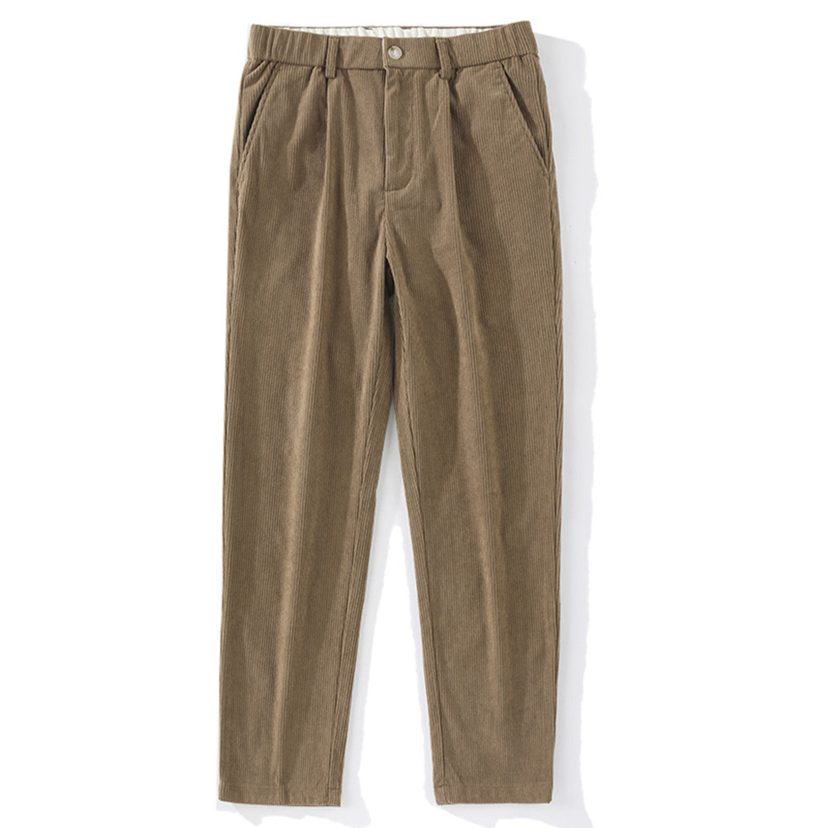 Solid Color Corduroy Warm Casual Pants