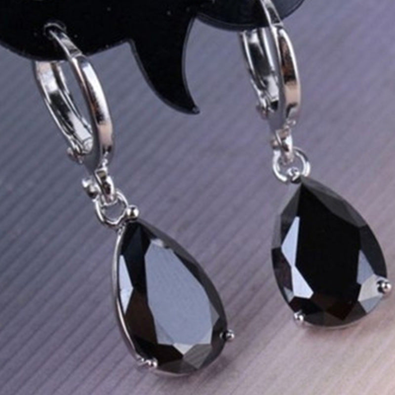 Hot Sale Inlaid Zircon Female Earrings