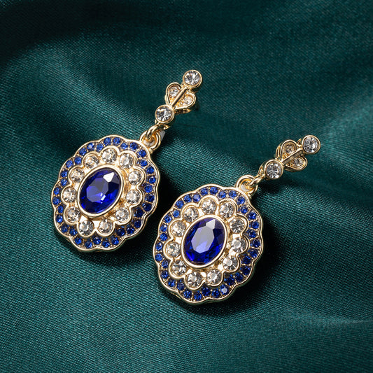 Creative Sapphire Fashion Diamond Jewelry Women's Earrings