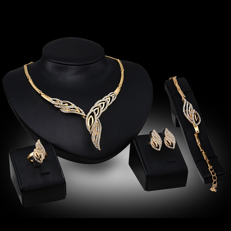 Female Fashion Jewelry Set Four-piece Set