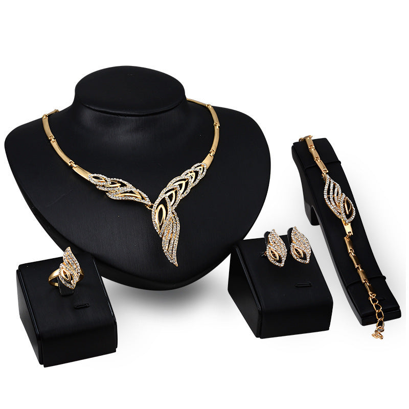 Female Fashion Jewelry Set Four-piece Set