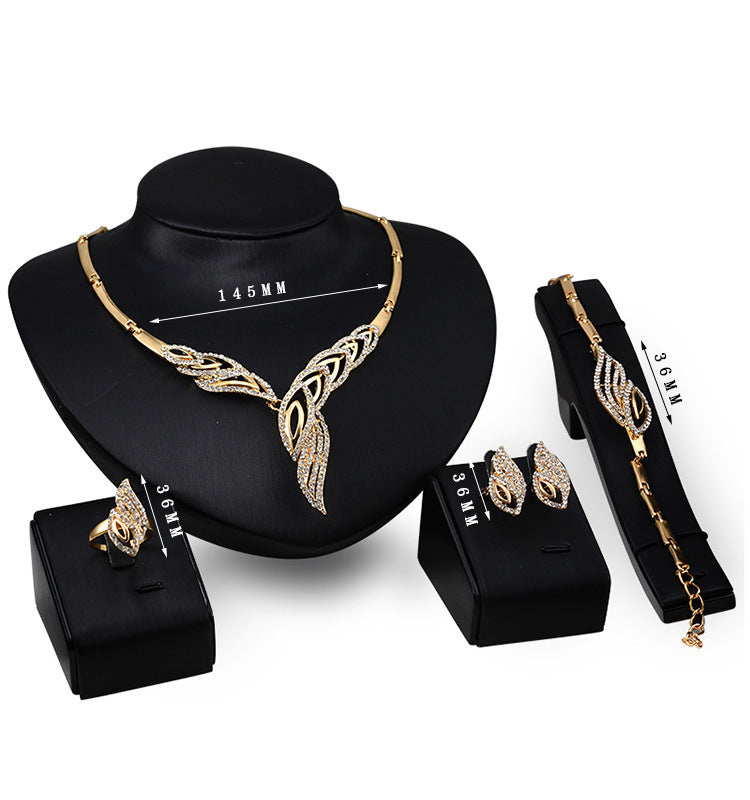 Female Fashion Jewelry Set Four-piece Set