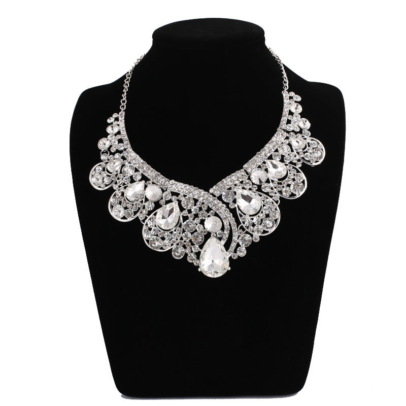 United States Wedding Dress Jewelry, Fashion WY Crystal