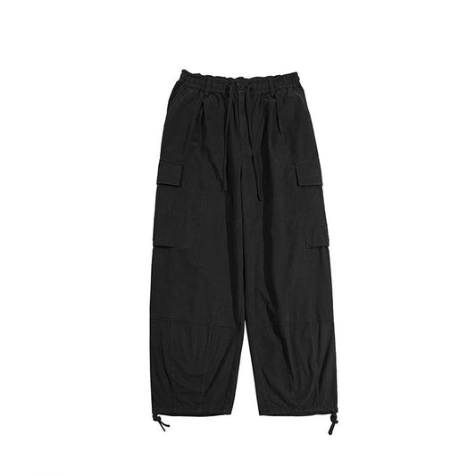 Simple Loose Cargo Pocket Casual Pants