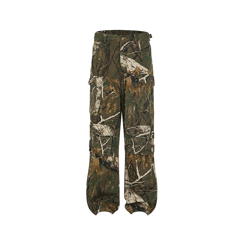 Real Shot American Street Loose Trousers