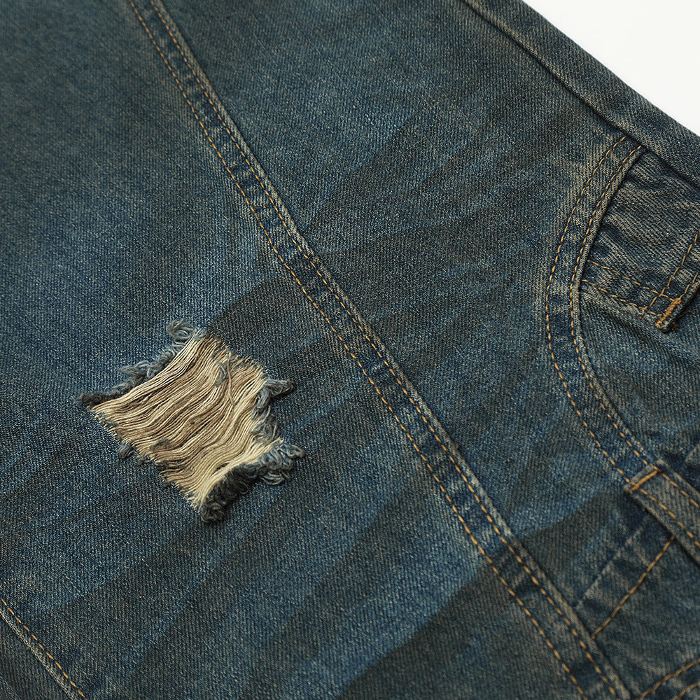 Waste Soil Wind Dirty Worn Jeans