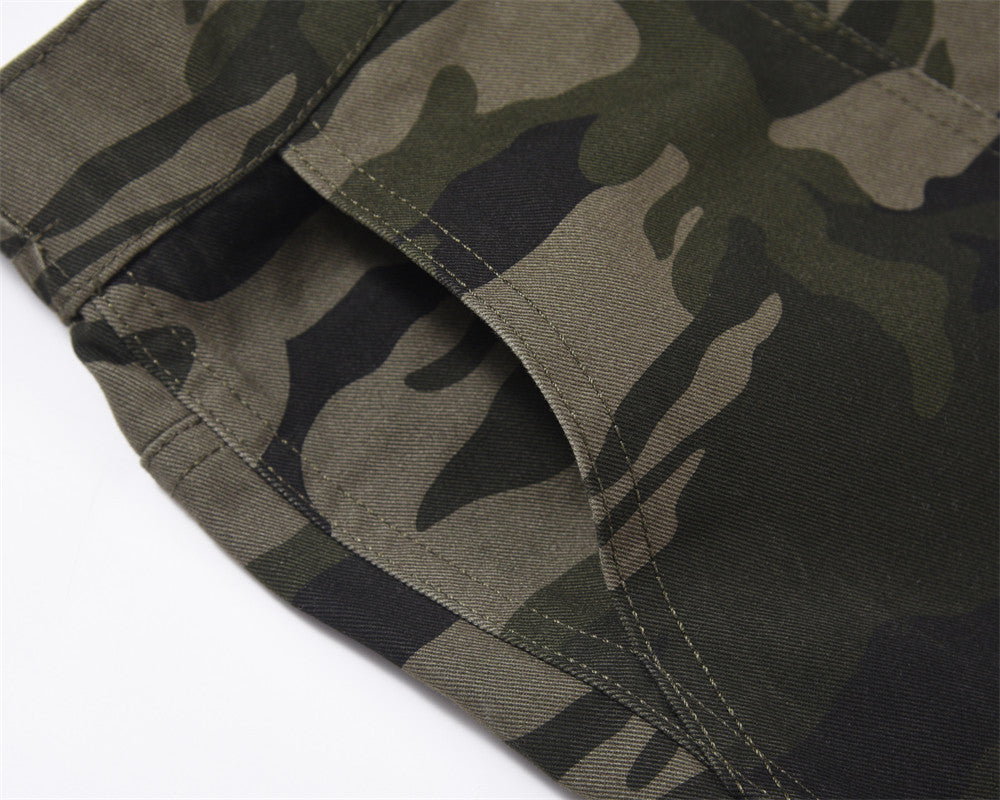 Military Multi-pocket Camouflage Cargo Pants Men