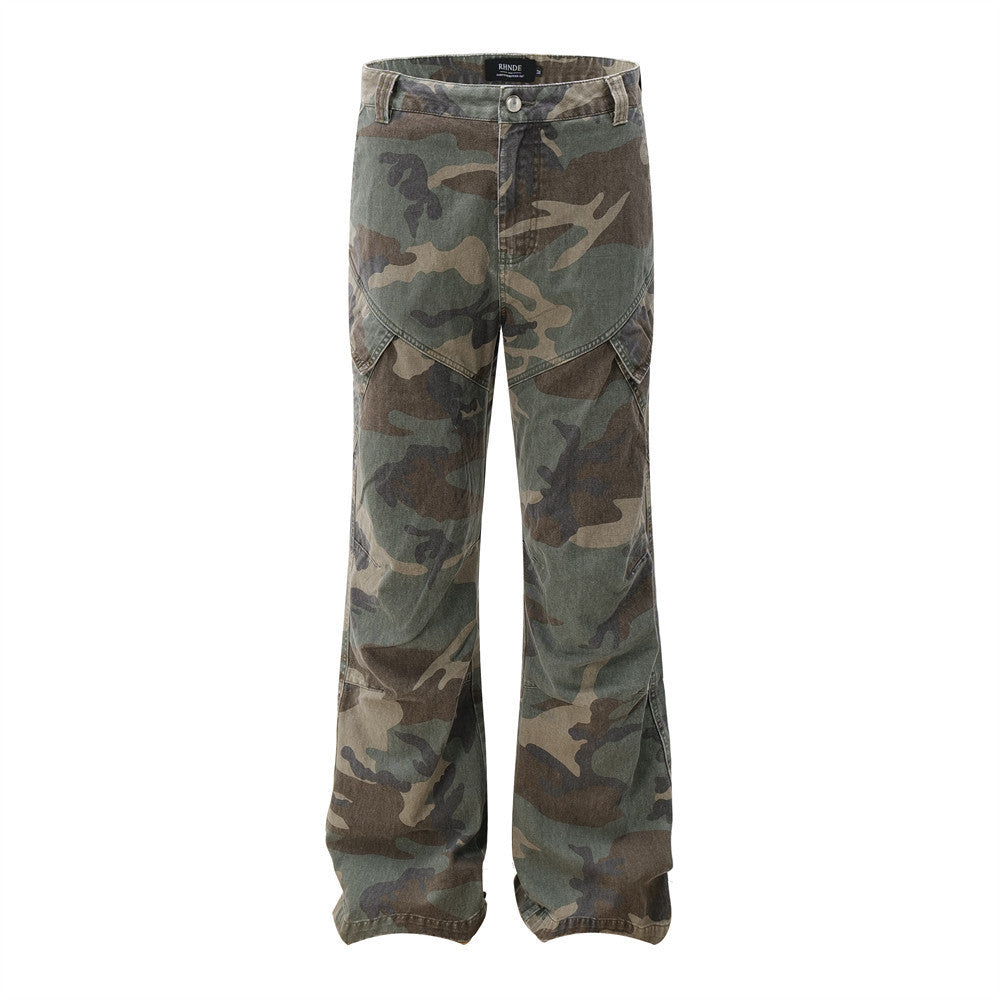 Workwear Camouflage Pants Men's Punk Street Tide