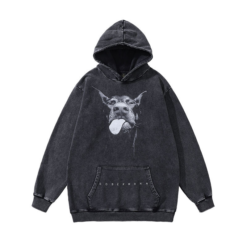 Men's Washed Hooded Top