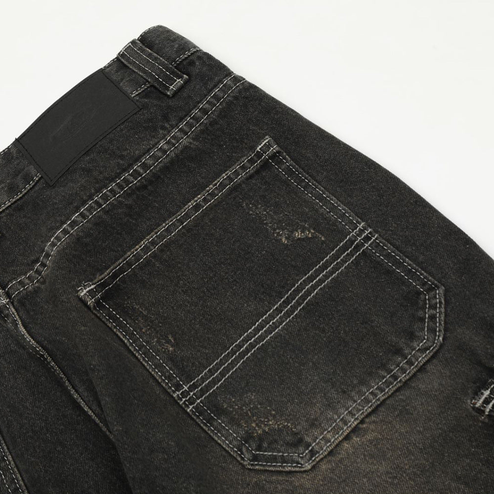 Dimensional Patch Pocket Design Jean