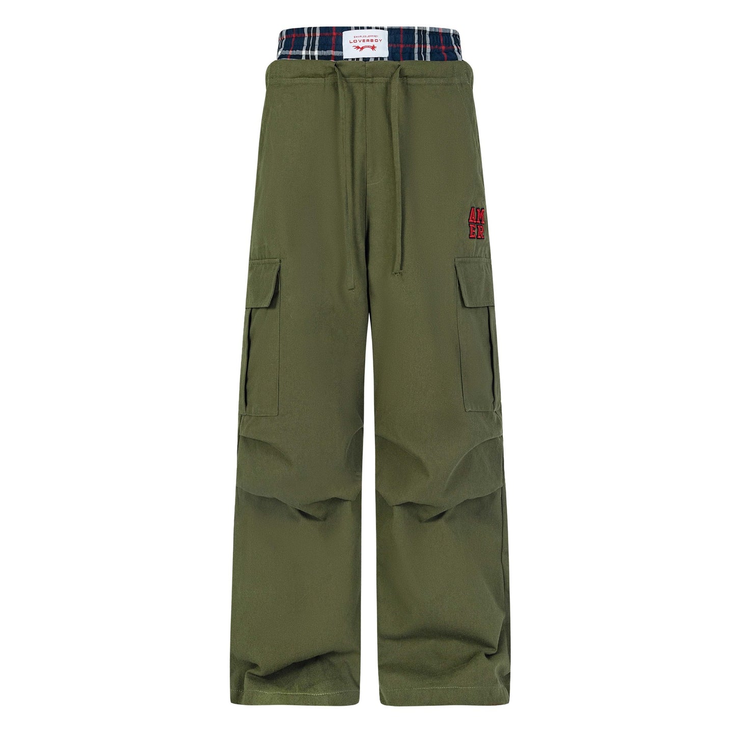 High Street American Patchwork  Casual Working Pants