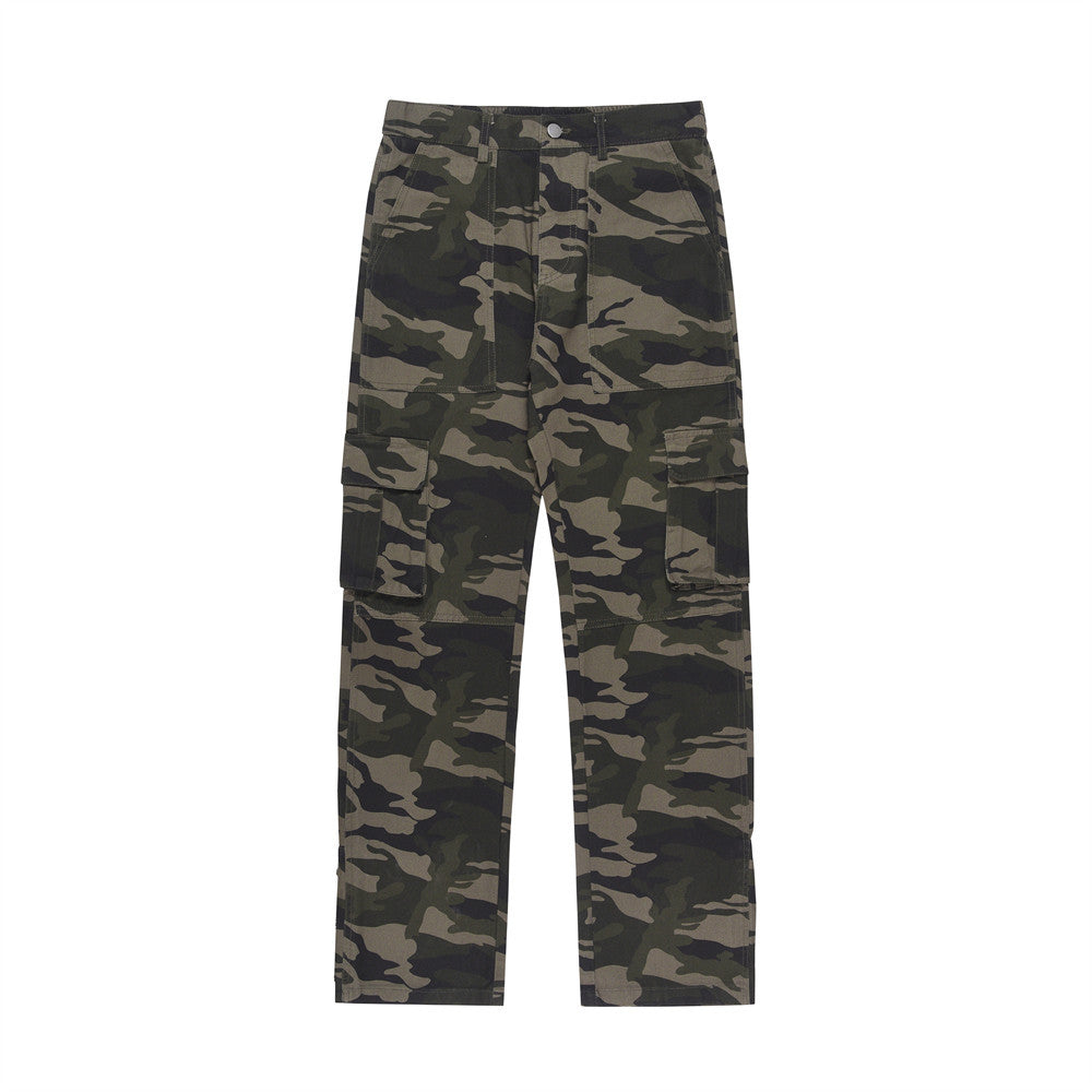 Military Multi-pocket Camouflage Cargo Pants Men