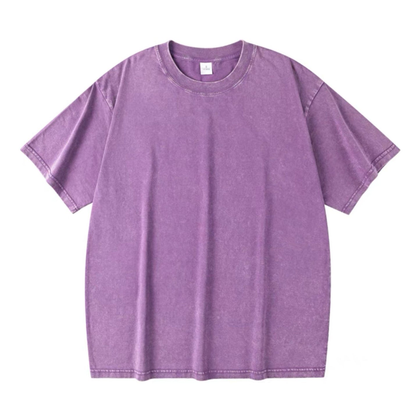 Large Off-shoulder Round Neck T-shirt