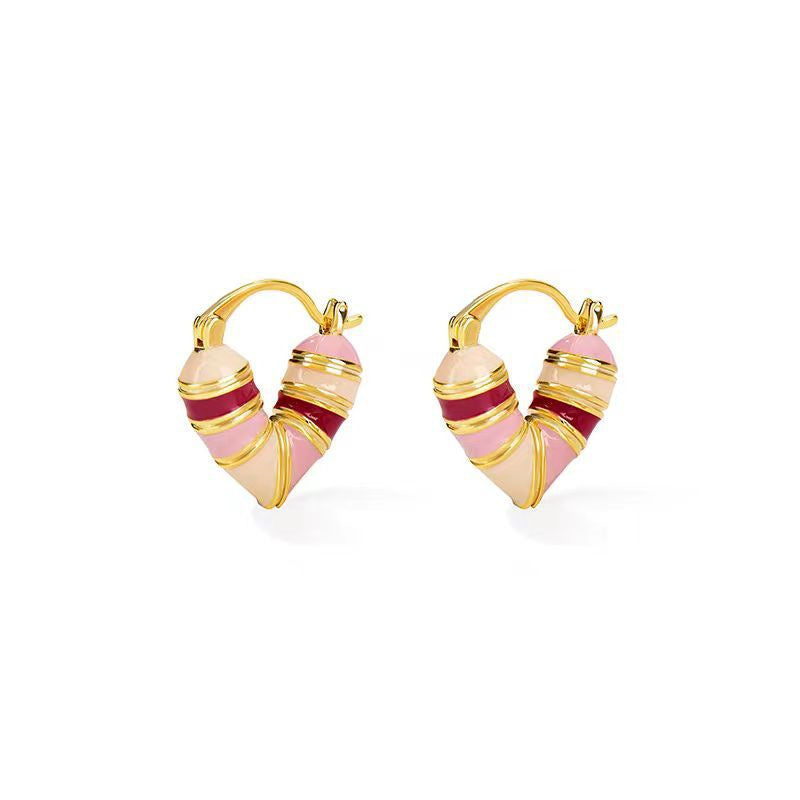 Rainbow Love Earrings For Women