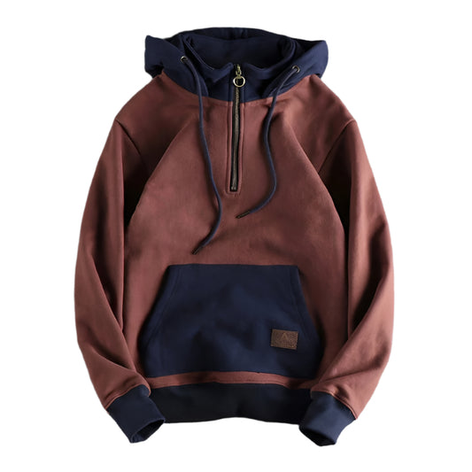 Trendy Fleece-lined Thickened Hooded Sweatshirt