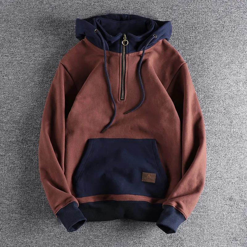 Trendy Fleece-lined Thickened Hooded Sweatshirt