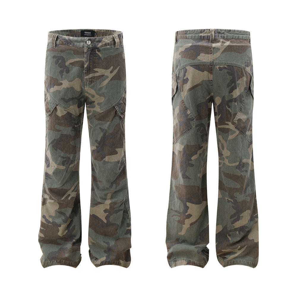 Workwear Camouflage Pants Men's Punk Street Tide