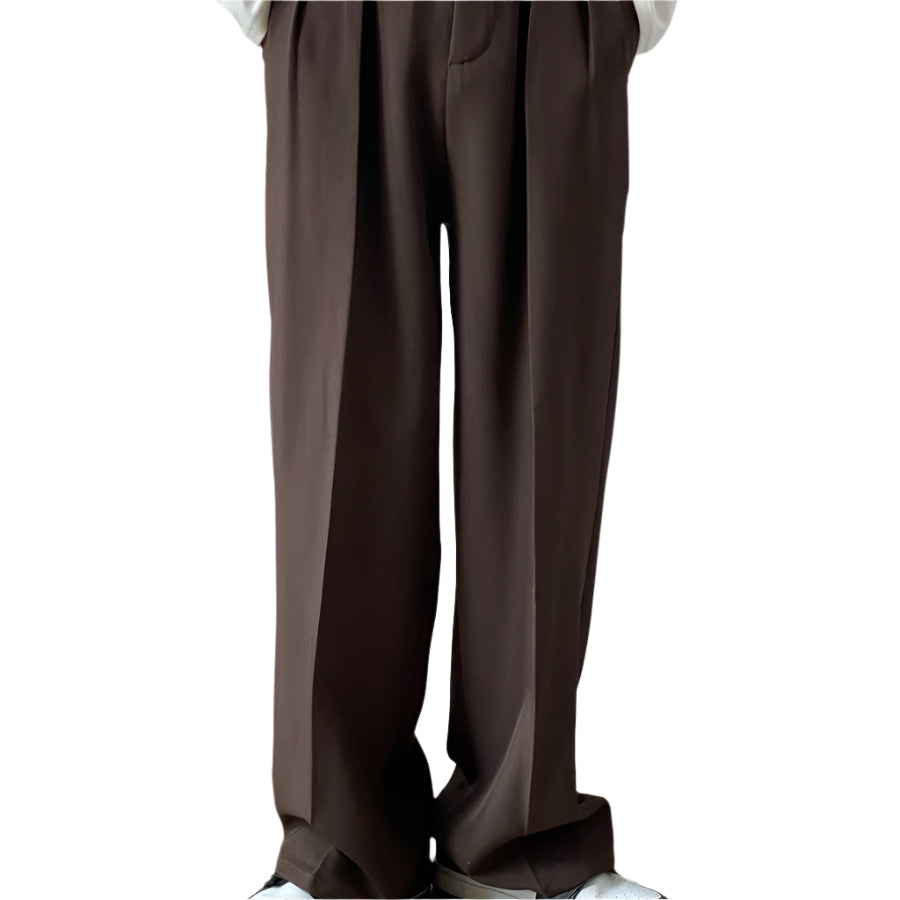 Spring And Autumn Japanese Draping Suit Pants