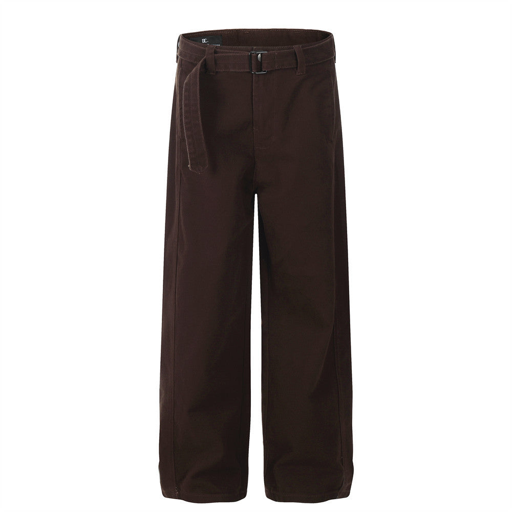 Autumn Loose Solid Color Straight-leg Pants