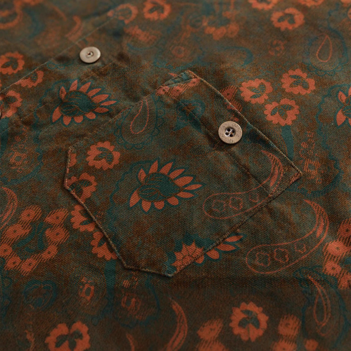 Autumn New Floral Shirt Vintage Shirt