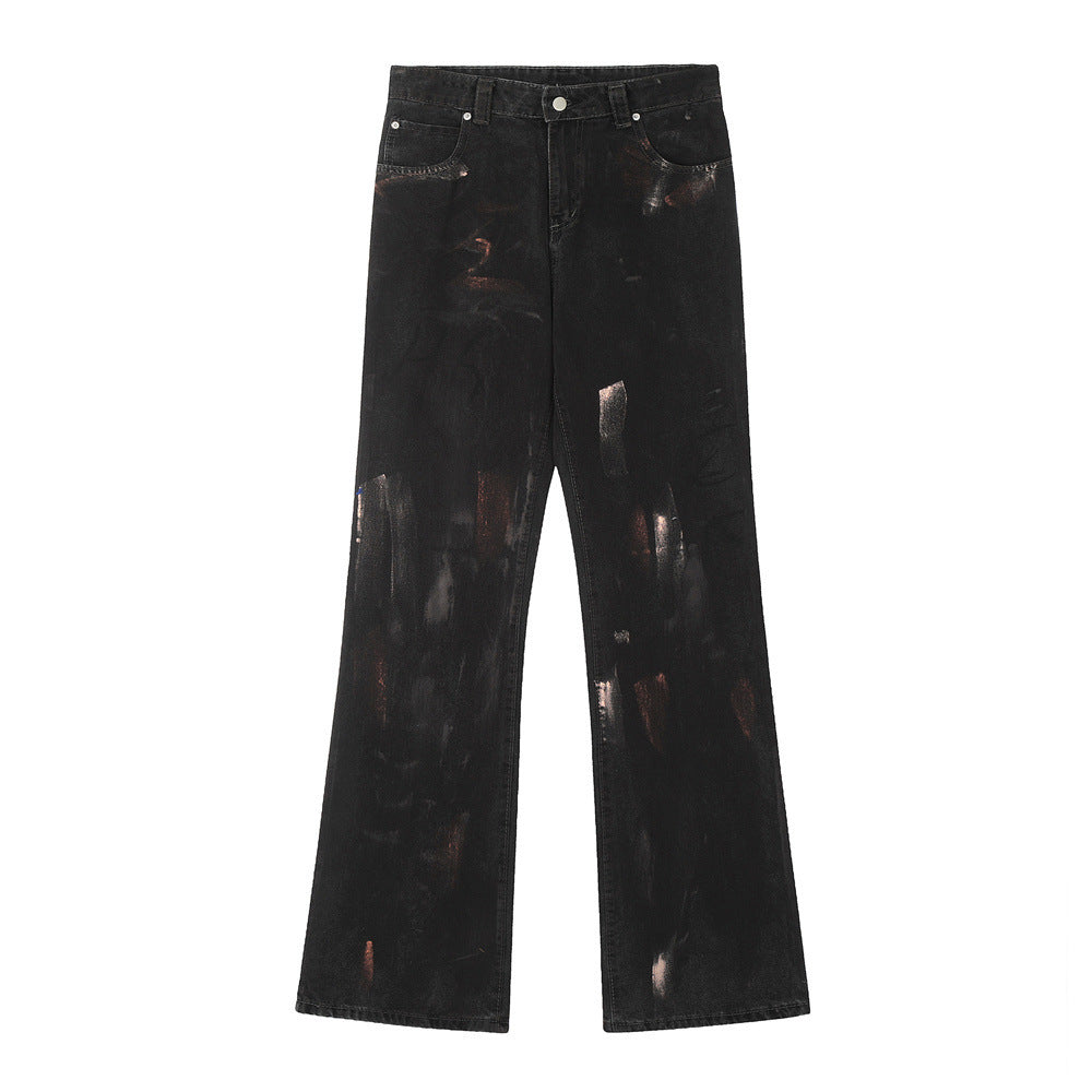 Fashion Splash-ink Painting Jeans For Men