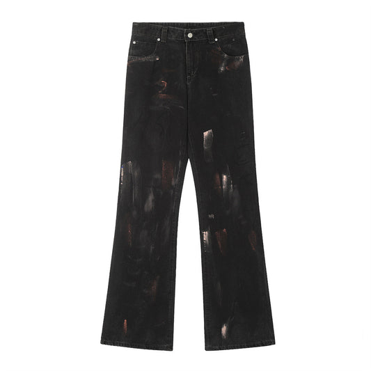 Fashion Splash-ink Painting Jeans For Men