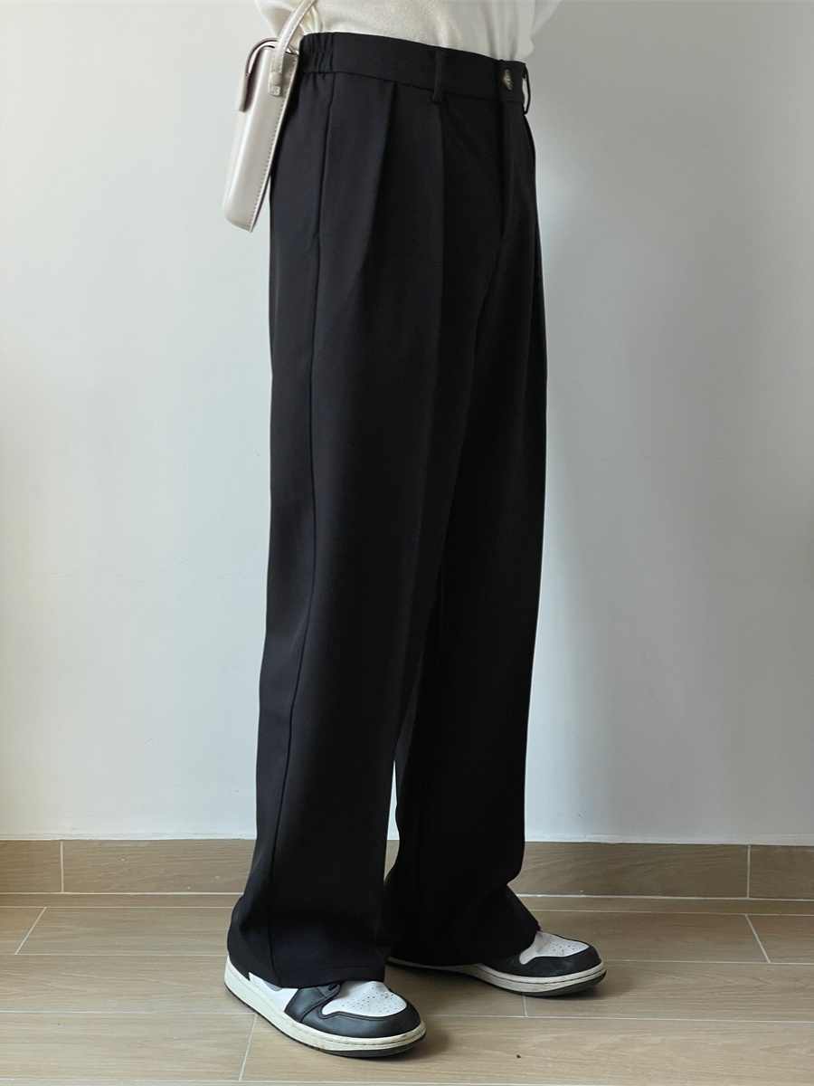 Spring And Autumn Japanese Draping Suit Pants