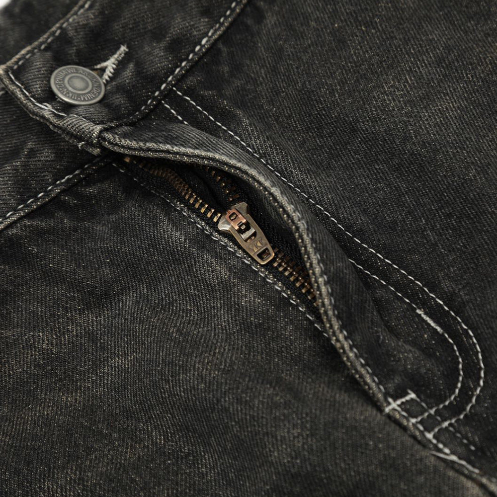 Dimensional Patch Pocket Design Jean