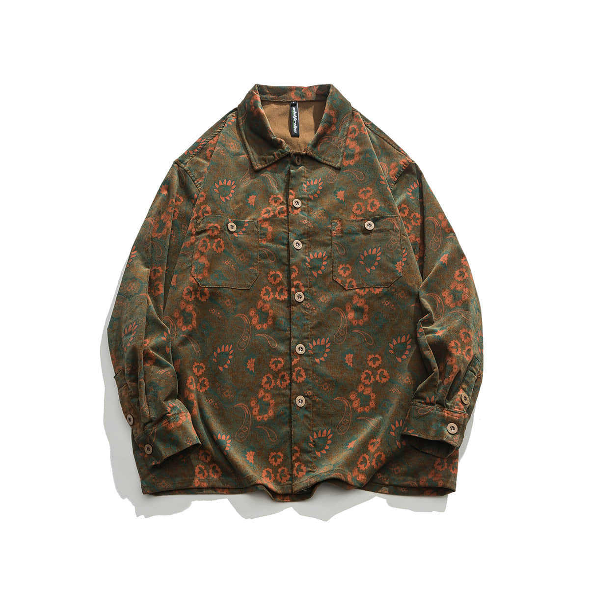 Autumn New Floral Shirt Vintage Shirt