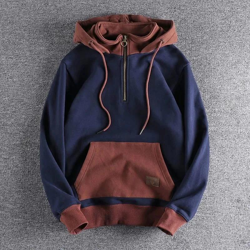 Trendy Fleece-lined Thickened Hooded Sweatshirt