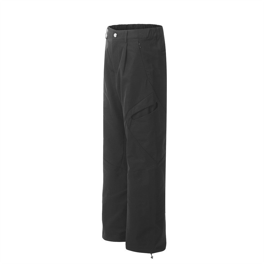 Functional Deconstruction Patchwork Pocket Casual Pants