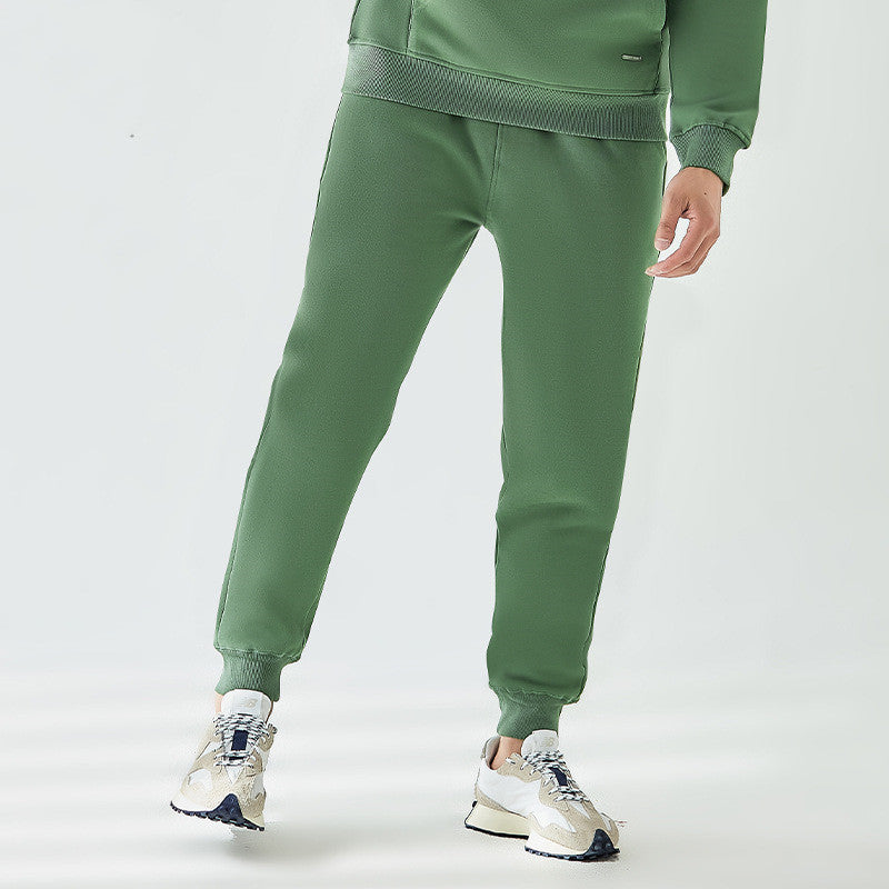 Heavy Beam Foot Thickened Velvet Sweatpants