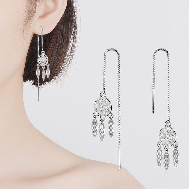 Artistic Dreamcatcher Hollow Pattern Eardrops