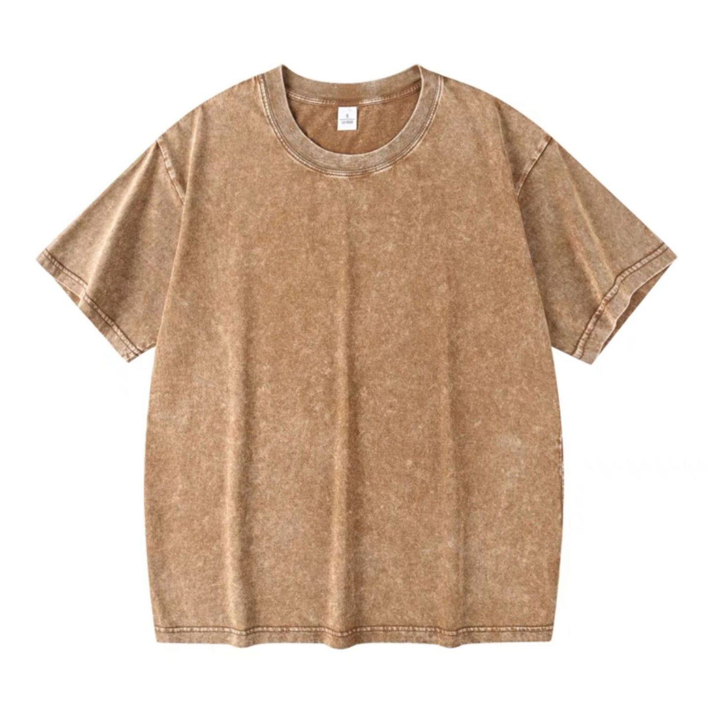 Large Off-shoulder Round Neck T-shirt