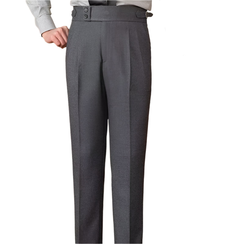 High Waist Straight Casual Suit Pants