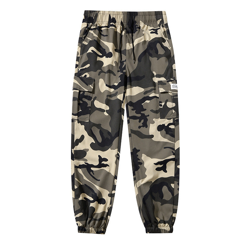 Cargo Pants Ankle-tied Casual Sports Pants