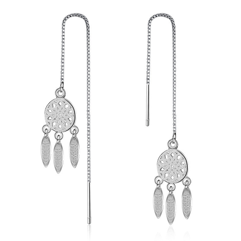 Artistic Dreamcatcher Hollow Pattern Eardrops