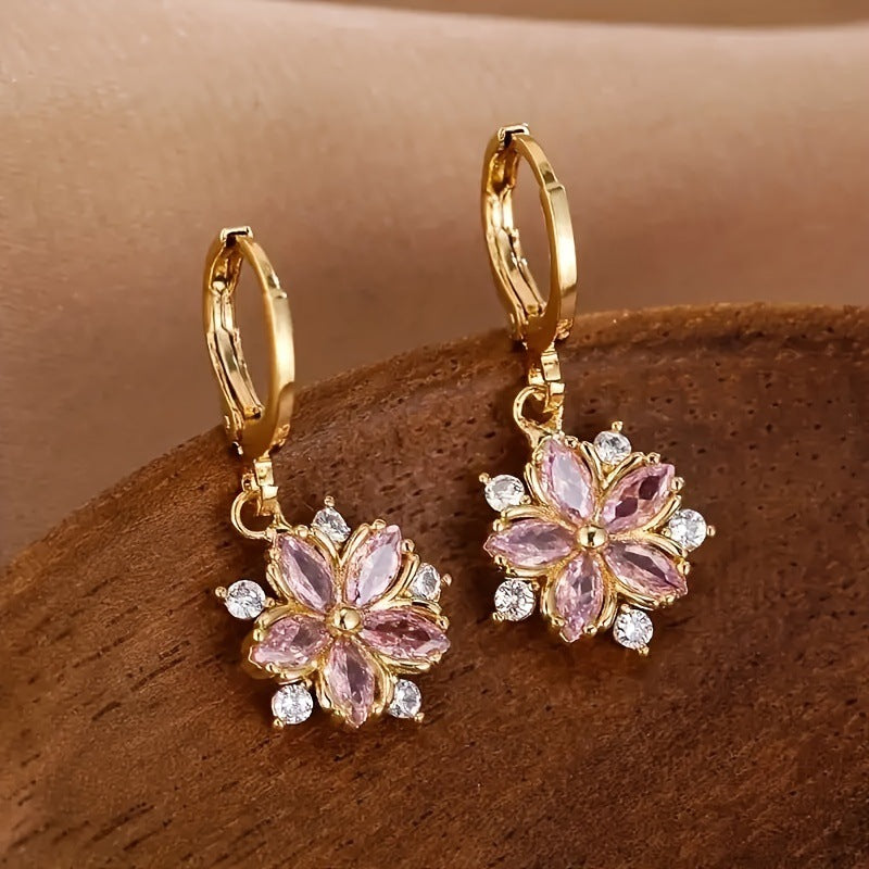 Women's Fashionable All-match Flower Earrings