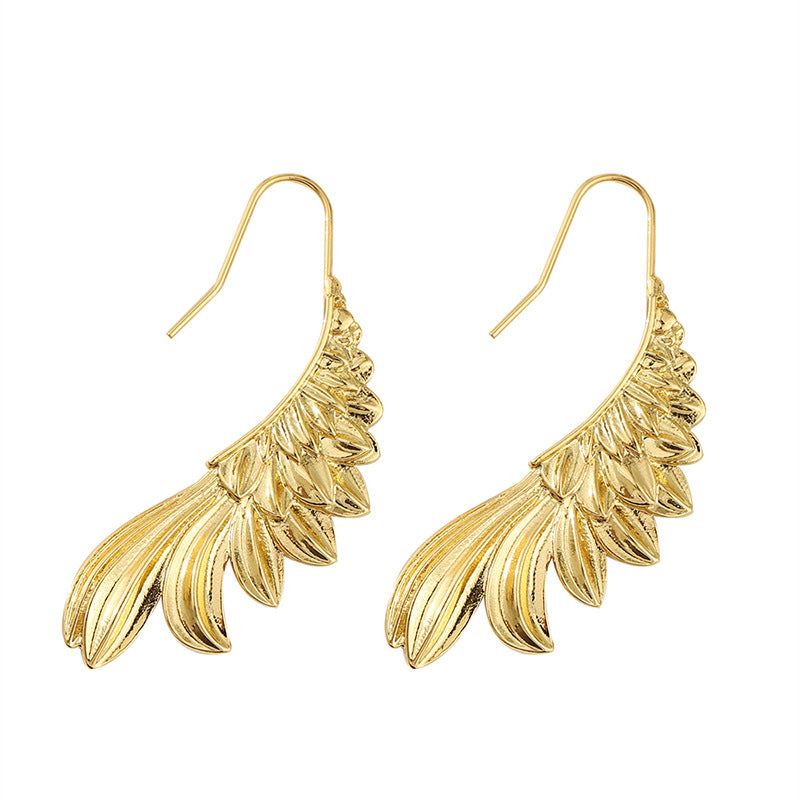 Angel Wings Pendant Earrings Creative With Hooks