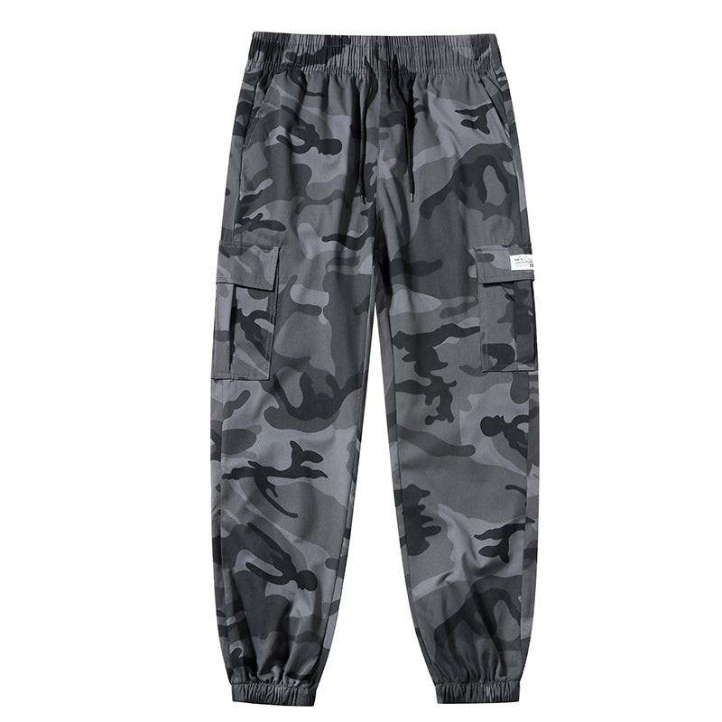 Cargo Pants Ankle-tied Casual Sports Pants