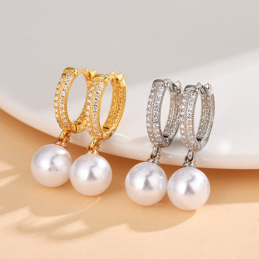 Trendy Grace Long Fashion Pearl Earrings For Women