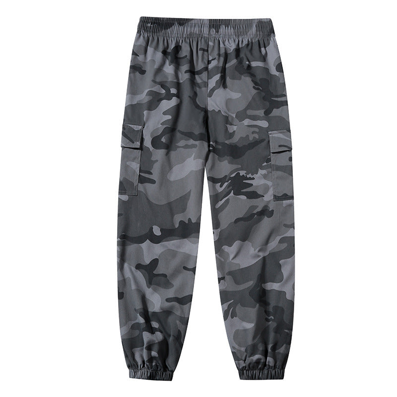 Cargo Pants Ankle-tied Casual Sports Pants