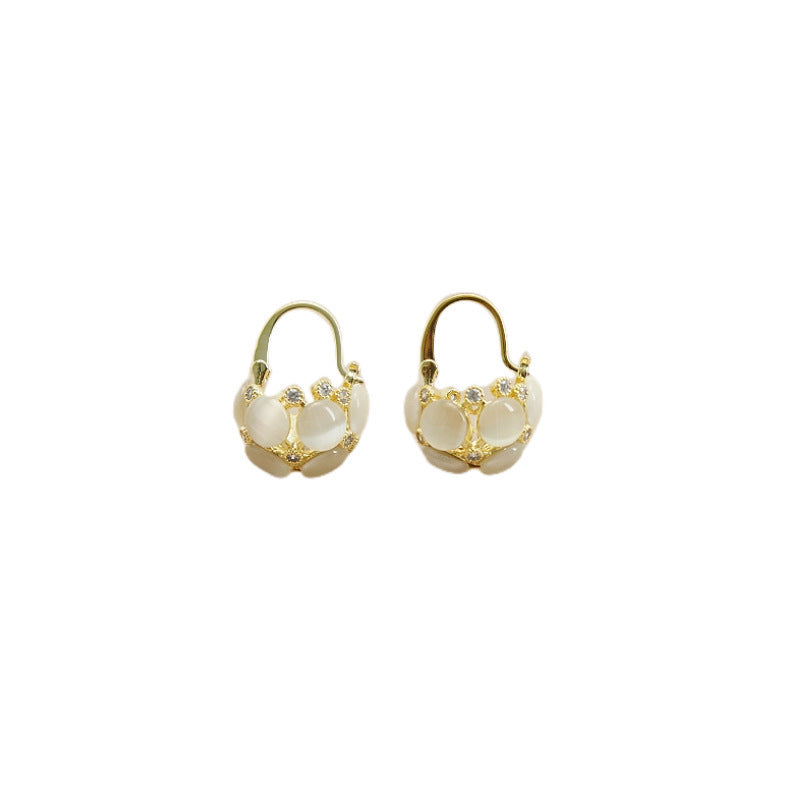 Affordable Luxury Temperament Pearl Ball Cabas Earrings