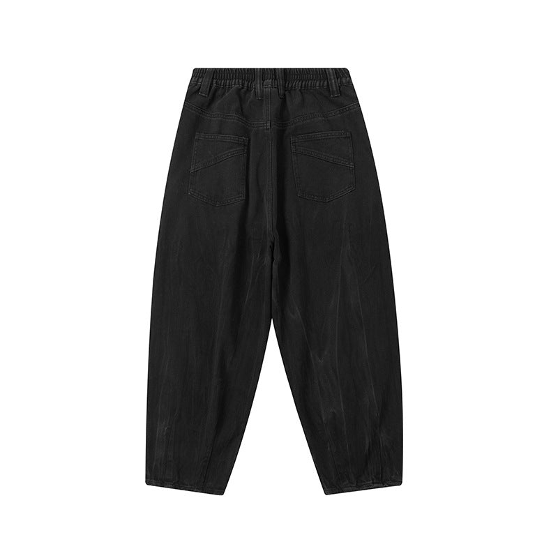 Men's Japanese-style Retro Pocket Decorative Trousers