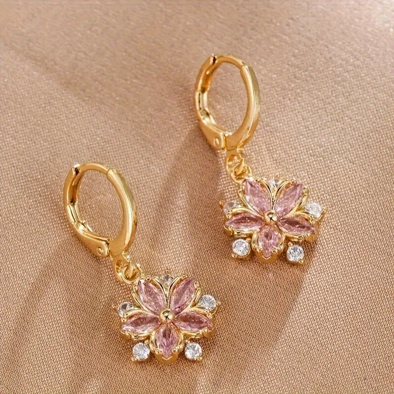 Women's Fashionable All-match Flower Earrings