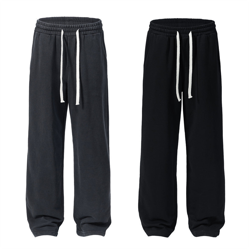 Solid Color Loose Casual Sweatpants