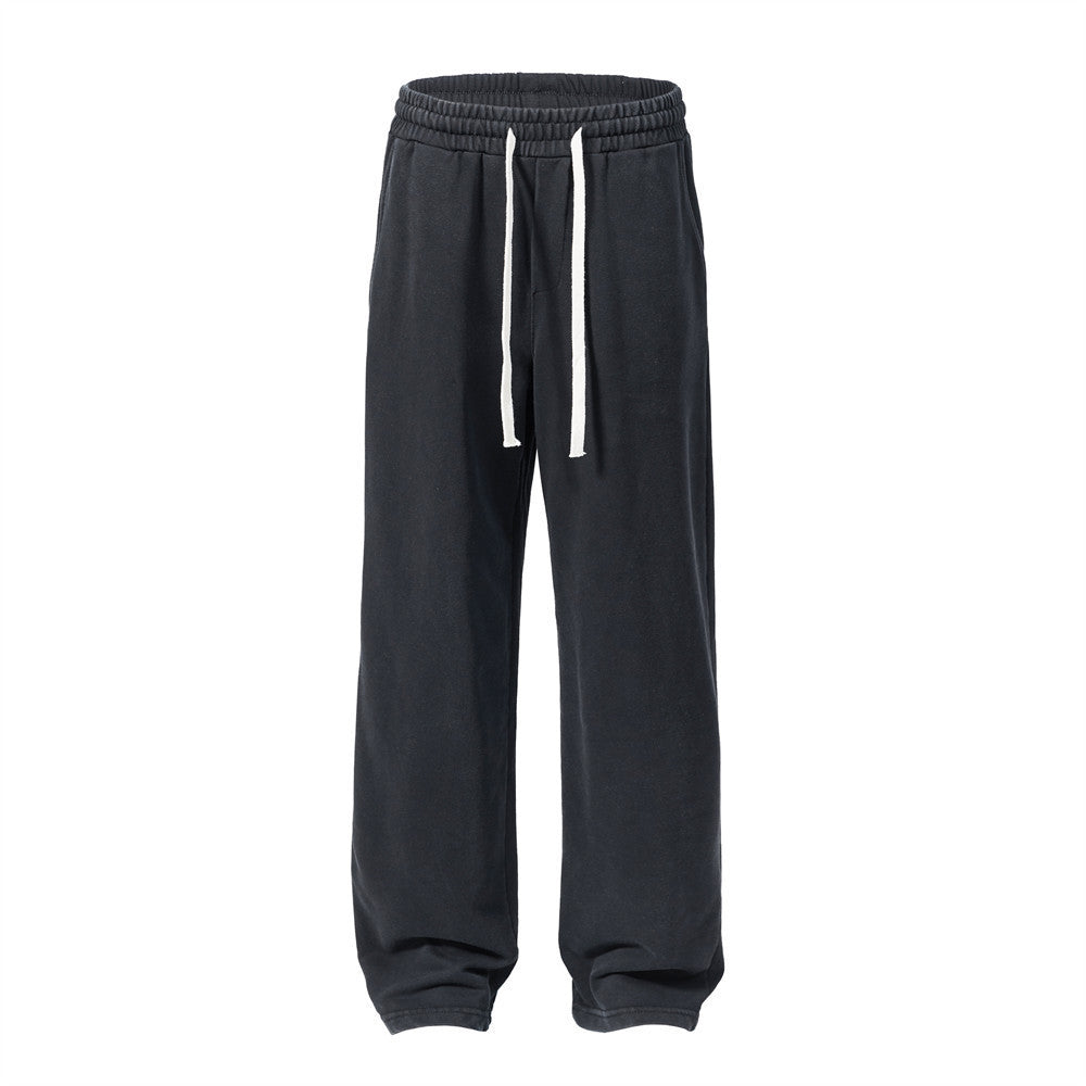 Solid Color Loose Casual Sweatpants