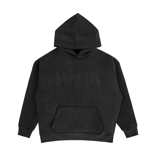 Fashion Letters Hooded Pullover Loose Men